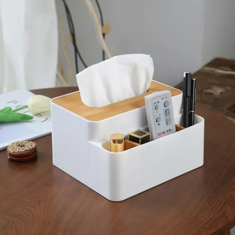 Multi-Compartment Desktop Storage Box