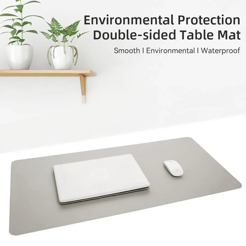 PU Leather Waterproof Desk Mat