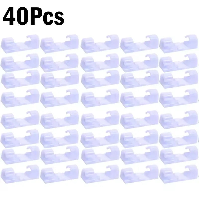 Self-Adhesive Cable Clip Organizers