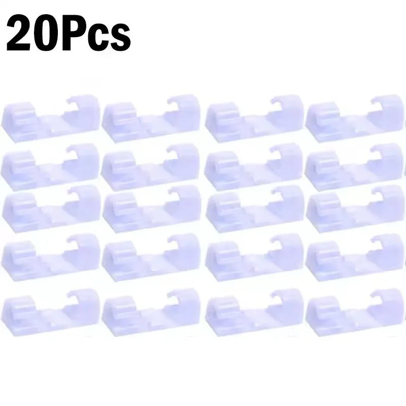 Self-Adhesive Cable Clip Organizers