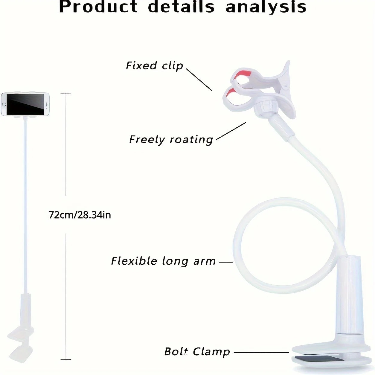 Flexible Gooseneck Phone Mount