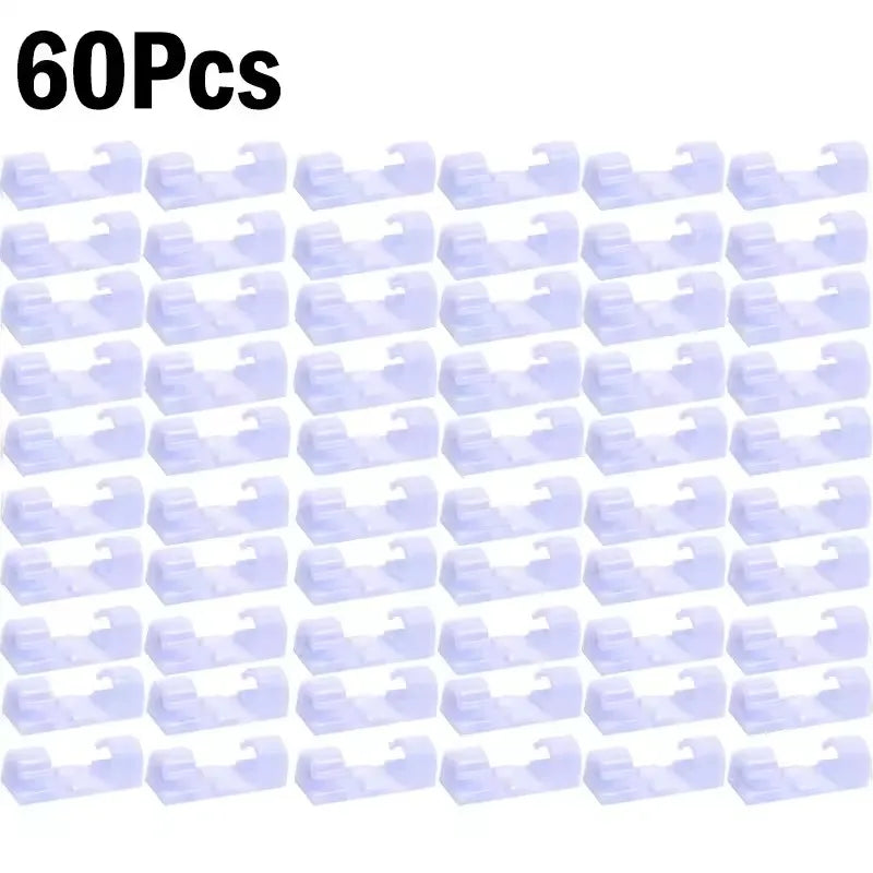 Self-Adhesive Cable Clip Organizers