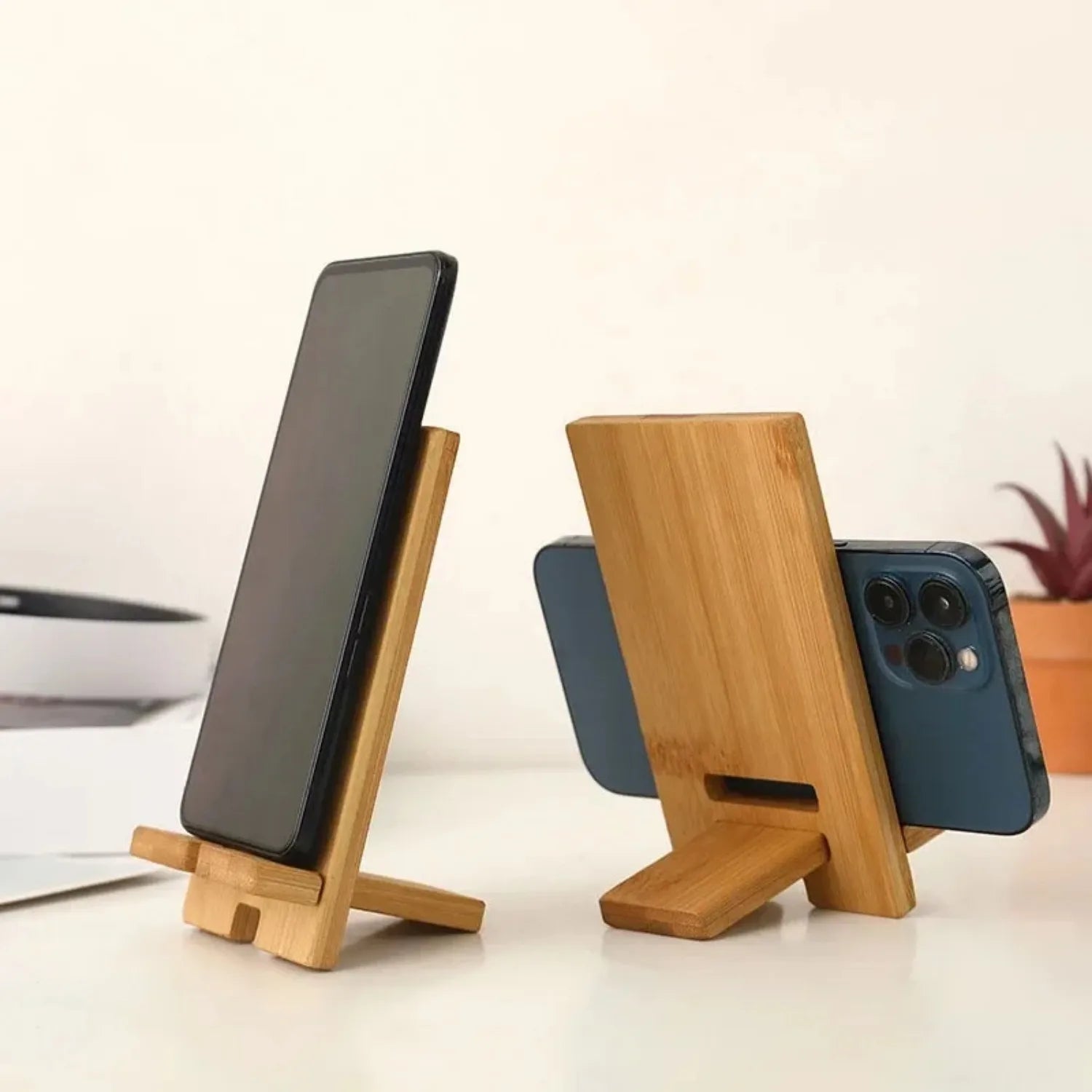 Bamboo Desktop Phone & Device Stand
