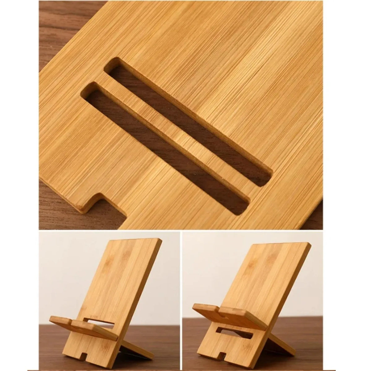 Bamboo Desktop Phone & Device Stand