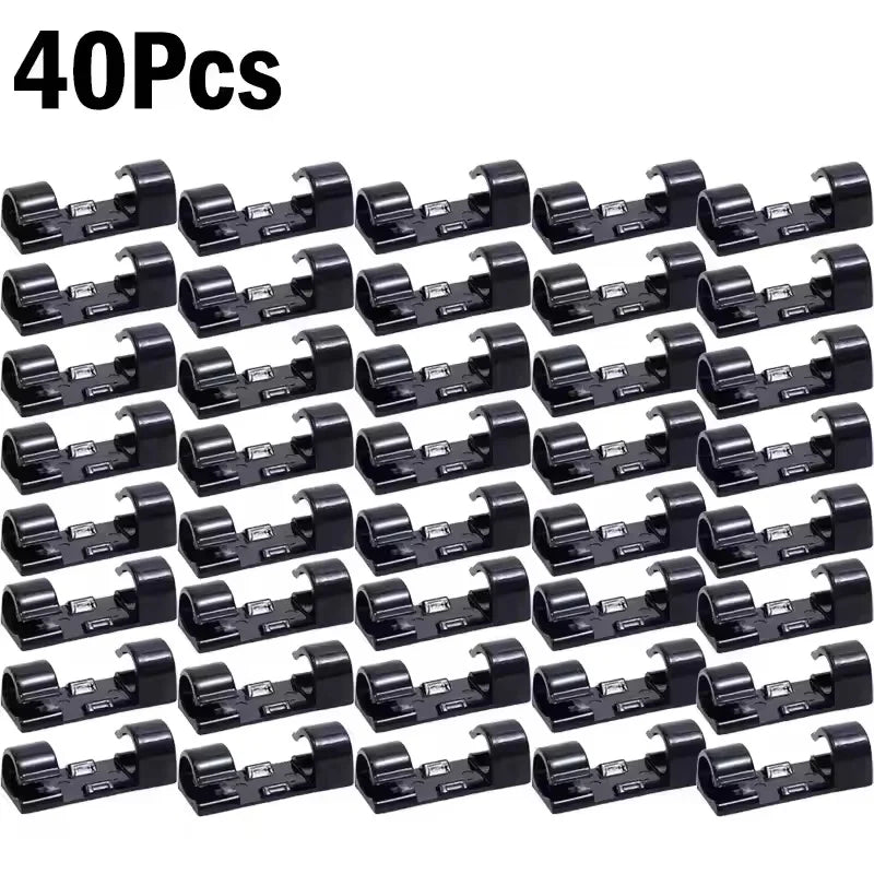 Self-Adhesive Cable Clip Organizers